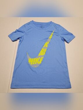 Nike Light Blue Dri-FIT Tee with Black Logo